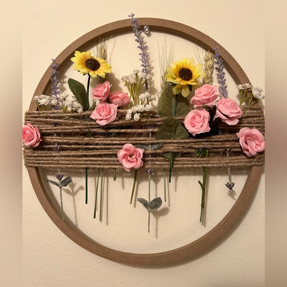 Handcrafted Custom Wreaths, Indoor/Outdoor Home Decor, Boho/Mid Century Style - Picture 3 of 4